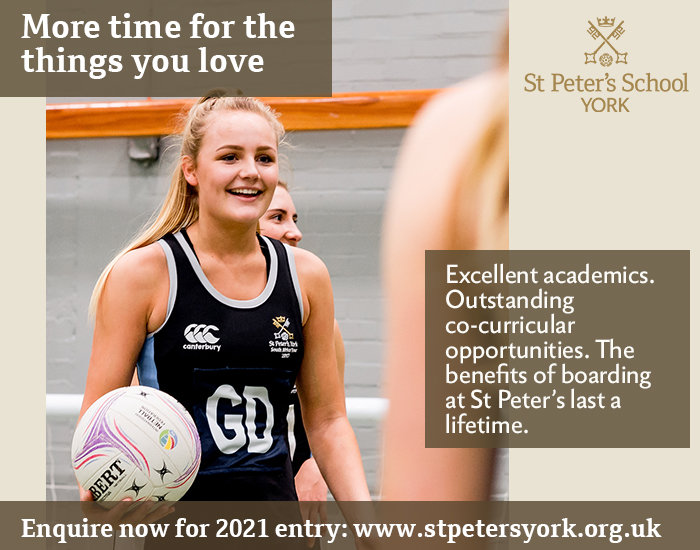 Advert: St Peter's School York