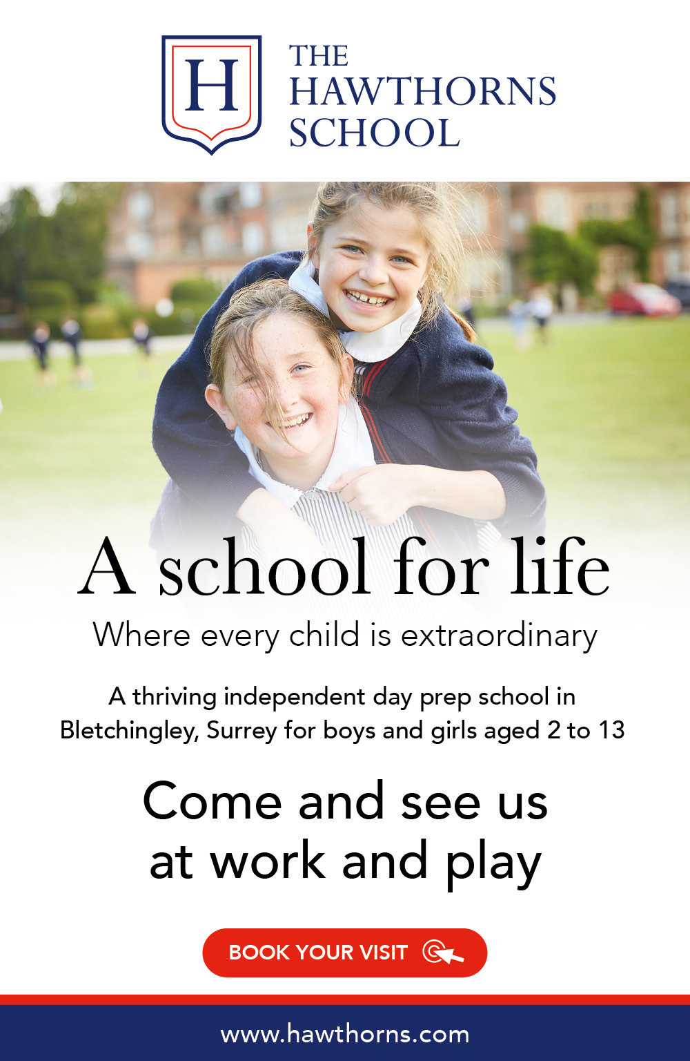 Advert: The Hawthorns School